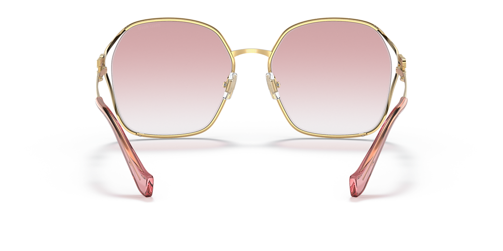 Miu Miu MU 52WS XL (60 - 19) with Pink lenses and Gold frame