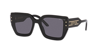 DIOR Dior B27 S1I XL (56 - 16) with Grey lenses and Black frame