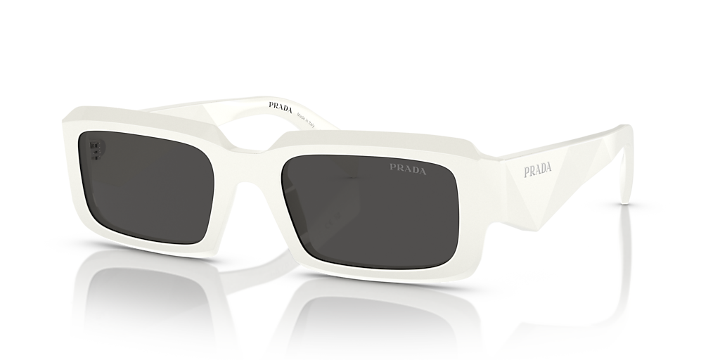 Prada PR 27ZS L (54 - 21) with Grey lenses and White frame