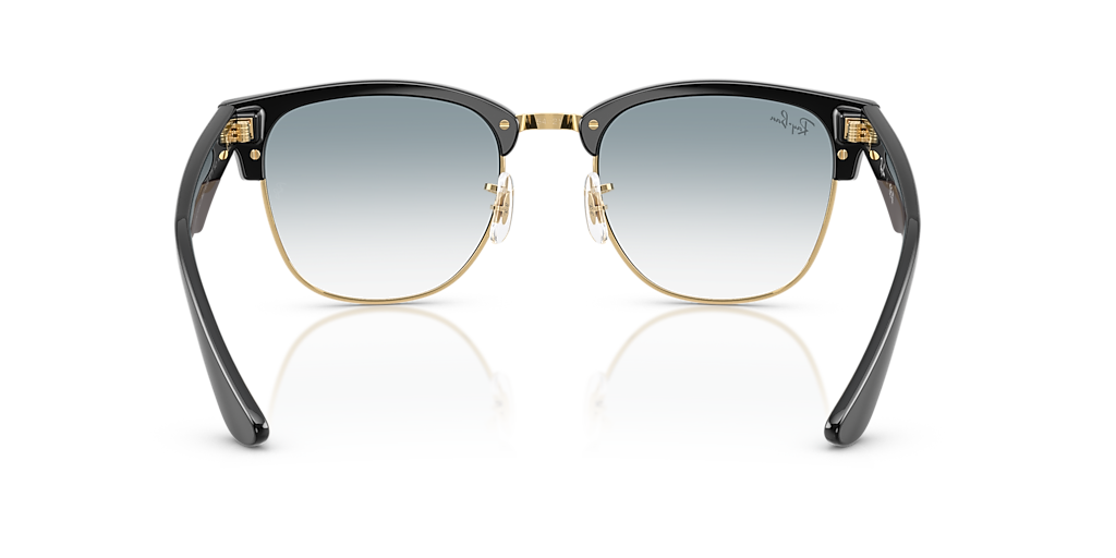 Ray-Ban Clubmaster Reverse S (51 - 21) with Blue lenses and Black