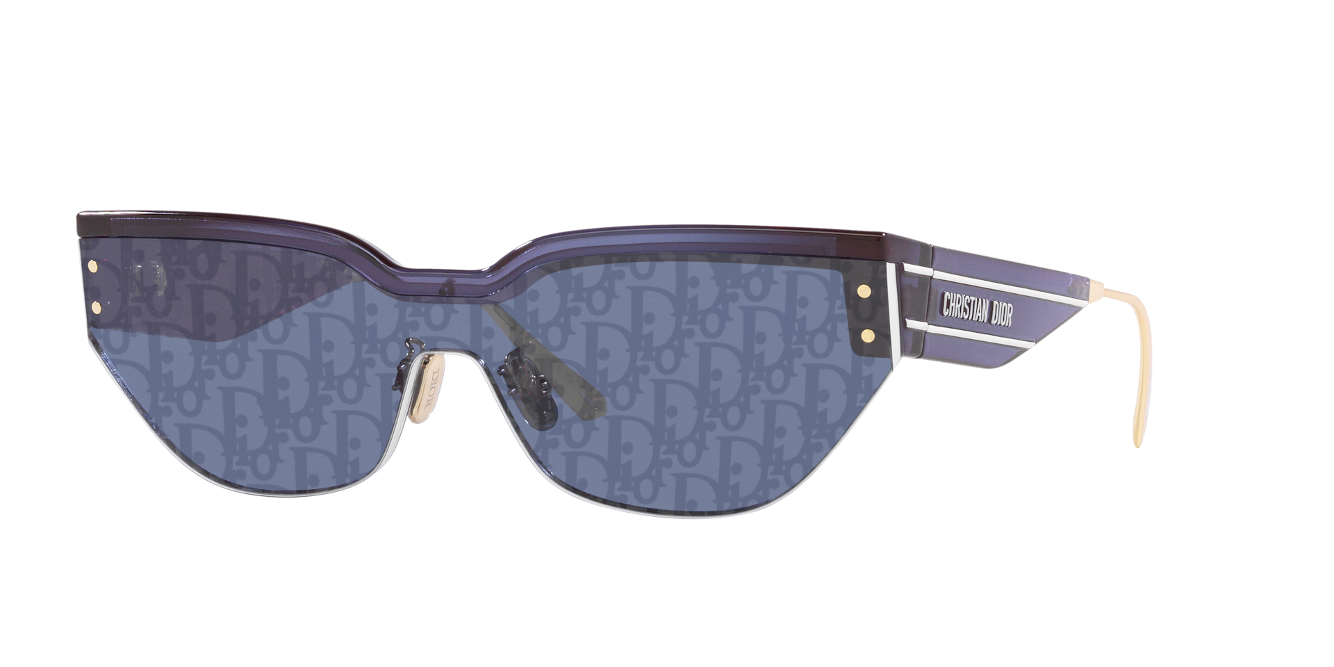 DIOR Woman Sunglass DiorClub M3U -  Frame color: Blue Shiny, Lens color: Blue