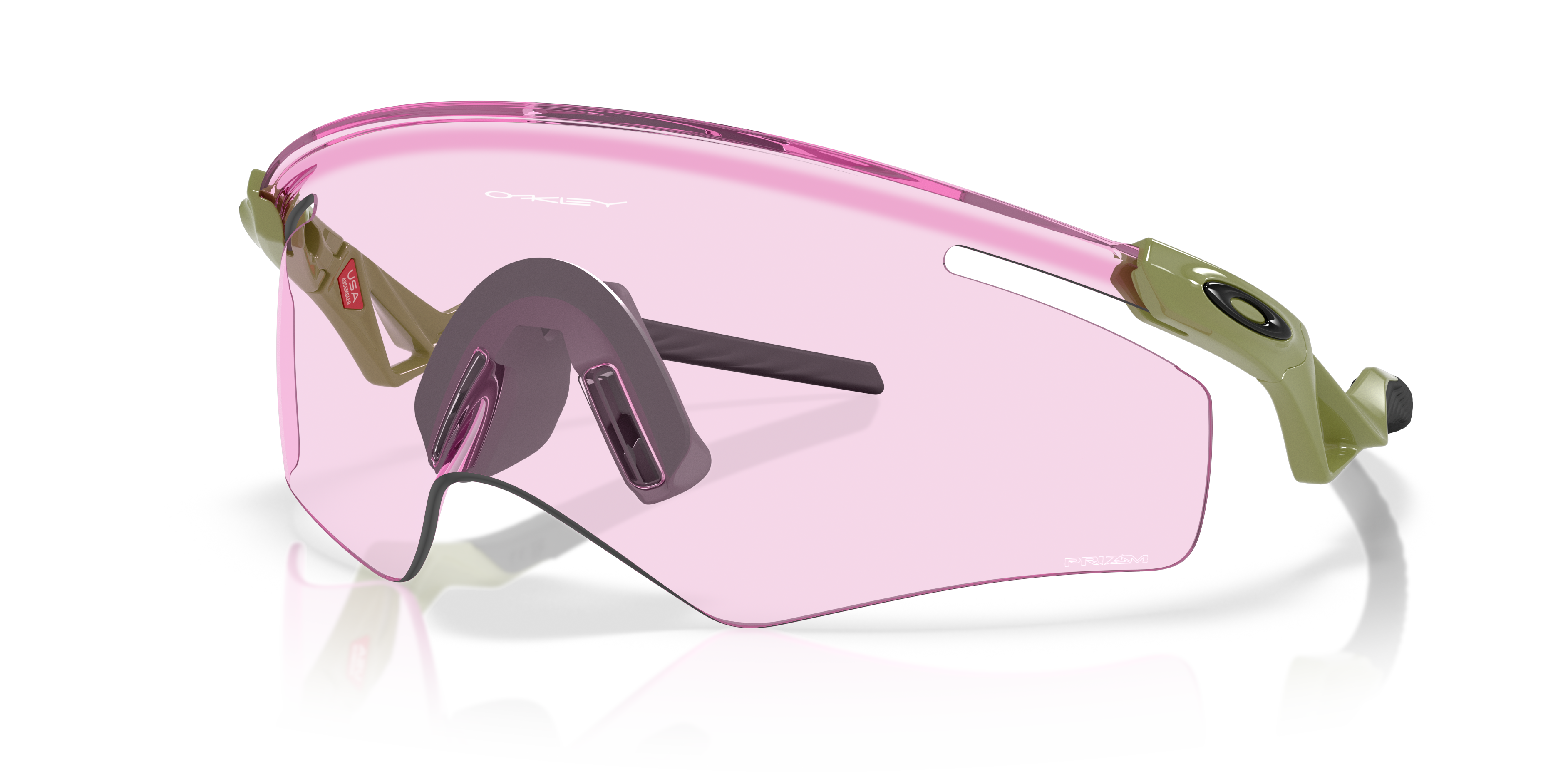 Oakley QNTM Kato™ XXL (0 - 156) with Pink lenses and Green frame