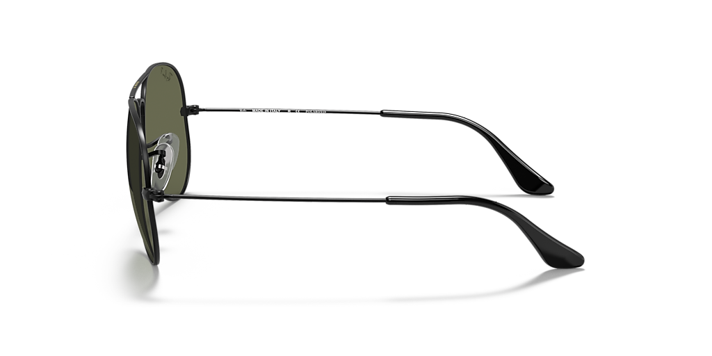 Ray-Ban Aviator Classic XXL (62 - 14) with Green lenses and Black