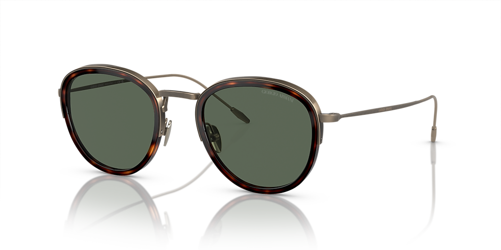 Giorgio Armani AR6068 M (50 - 22) with Green lenses and Tortoise