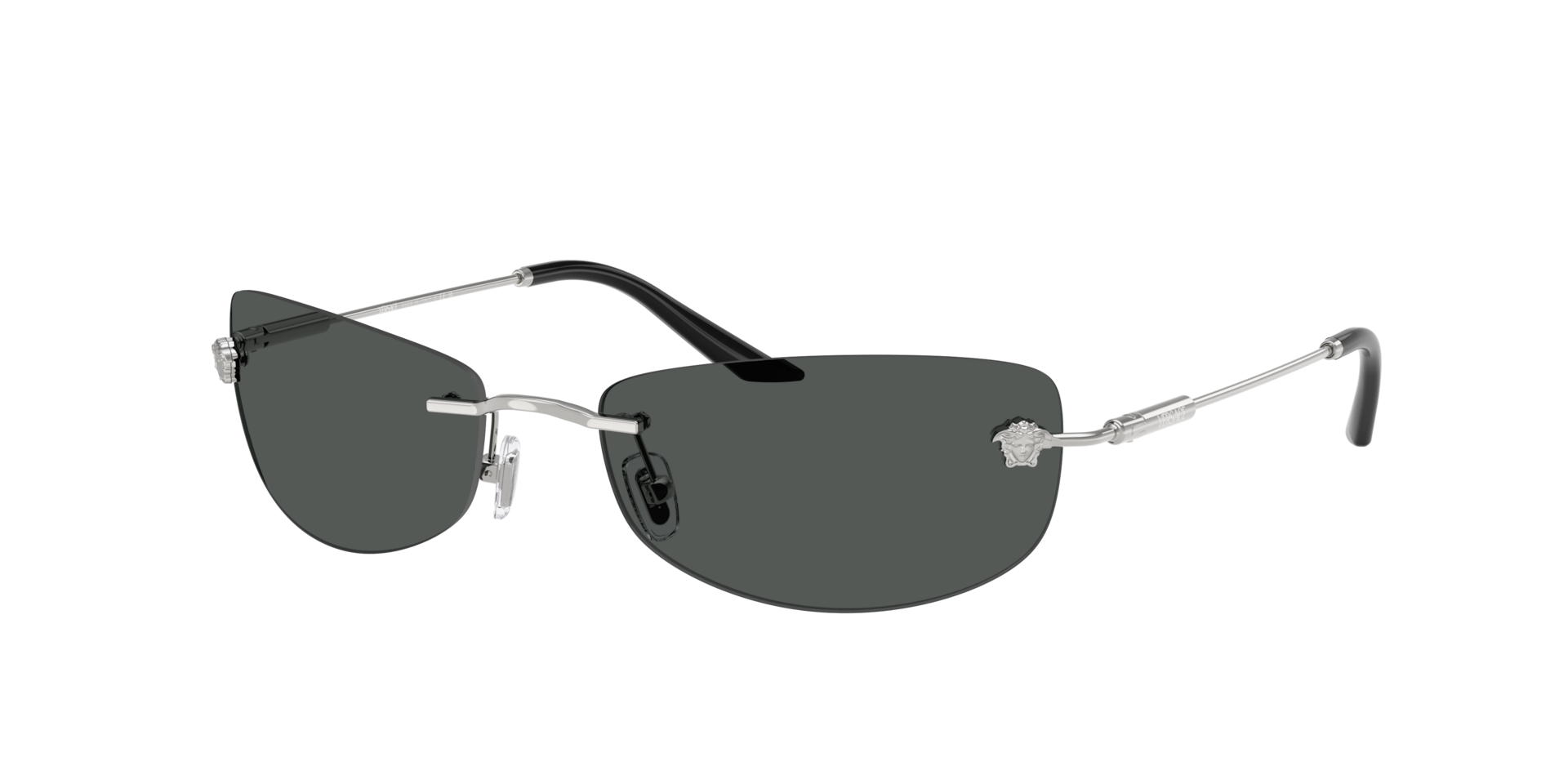 Versace VE2279 XL (60 - 18) with Grey lenses and Silver frame