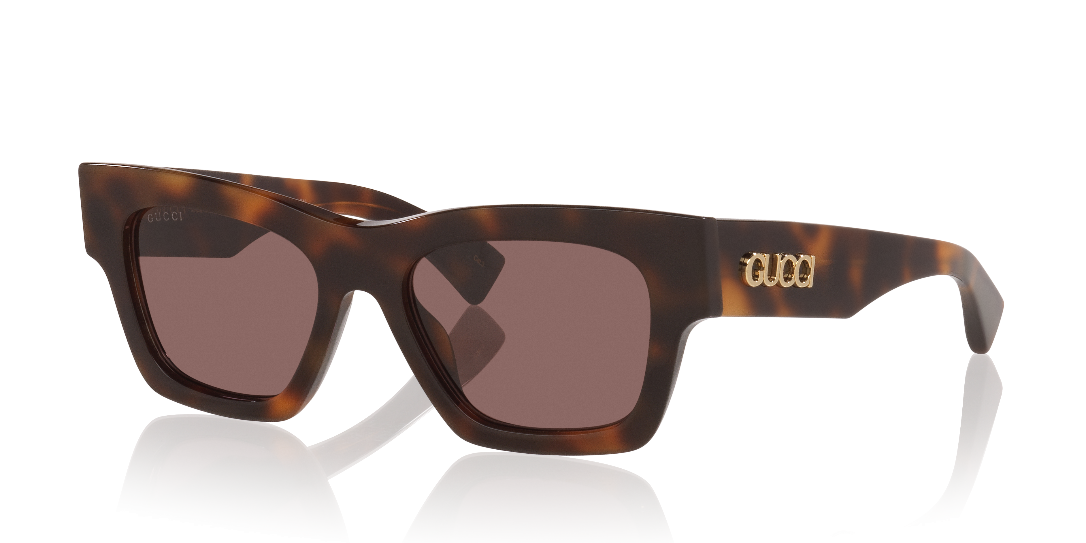 Gucci GG1835S S (52 - 18) with Brown lenses and Tortoise frame