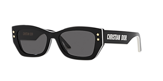 DIOR Cd40176I XS (53 - 18) with Grey lenses and Tortoise frame