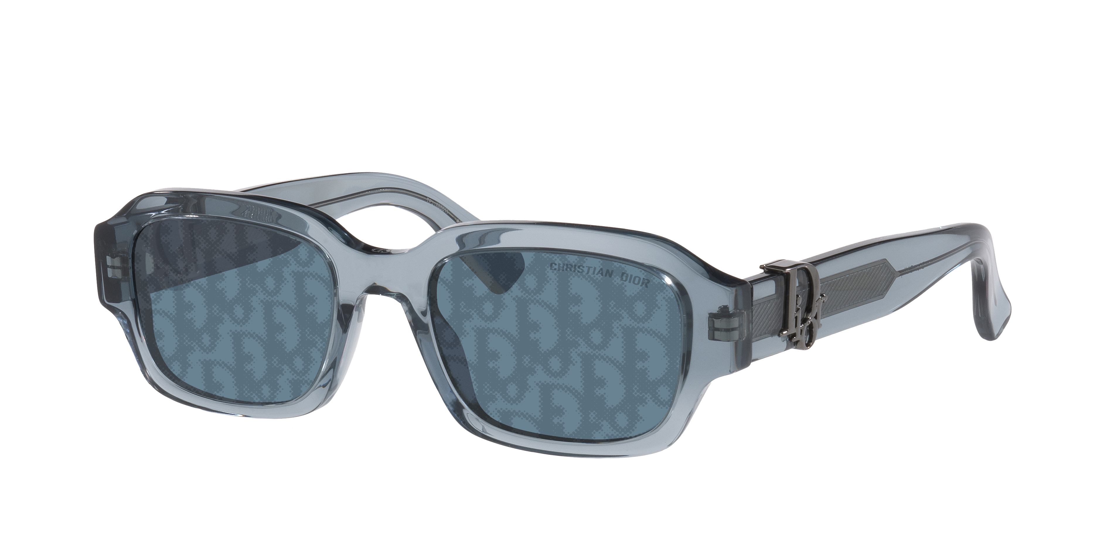 DIOR Man Sunglass Dioroblique S2I -  Frame color: Blue, Lens color: Blue Mirror