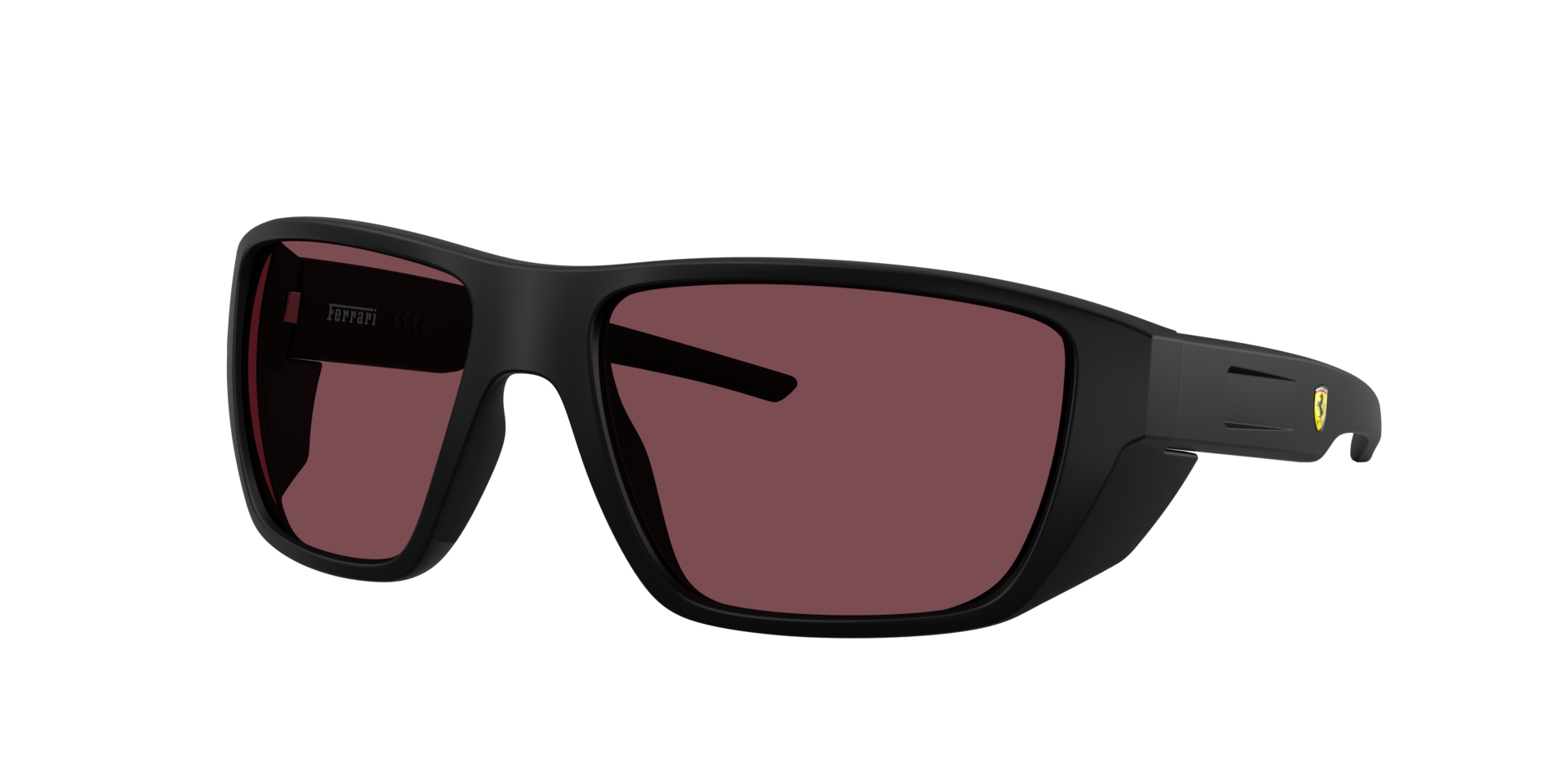 Scuderia Ferrari Man Sunglass FZ6012U -  Frame color: Matte Black, Lens color: Red