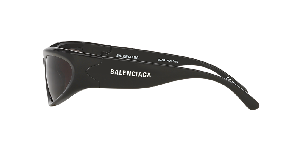 Balenciaga BB0157S XXL (65 - 17) with Grey lenses and Black frame