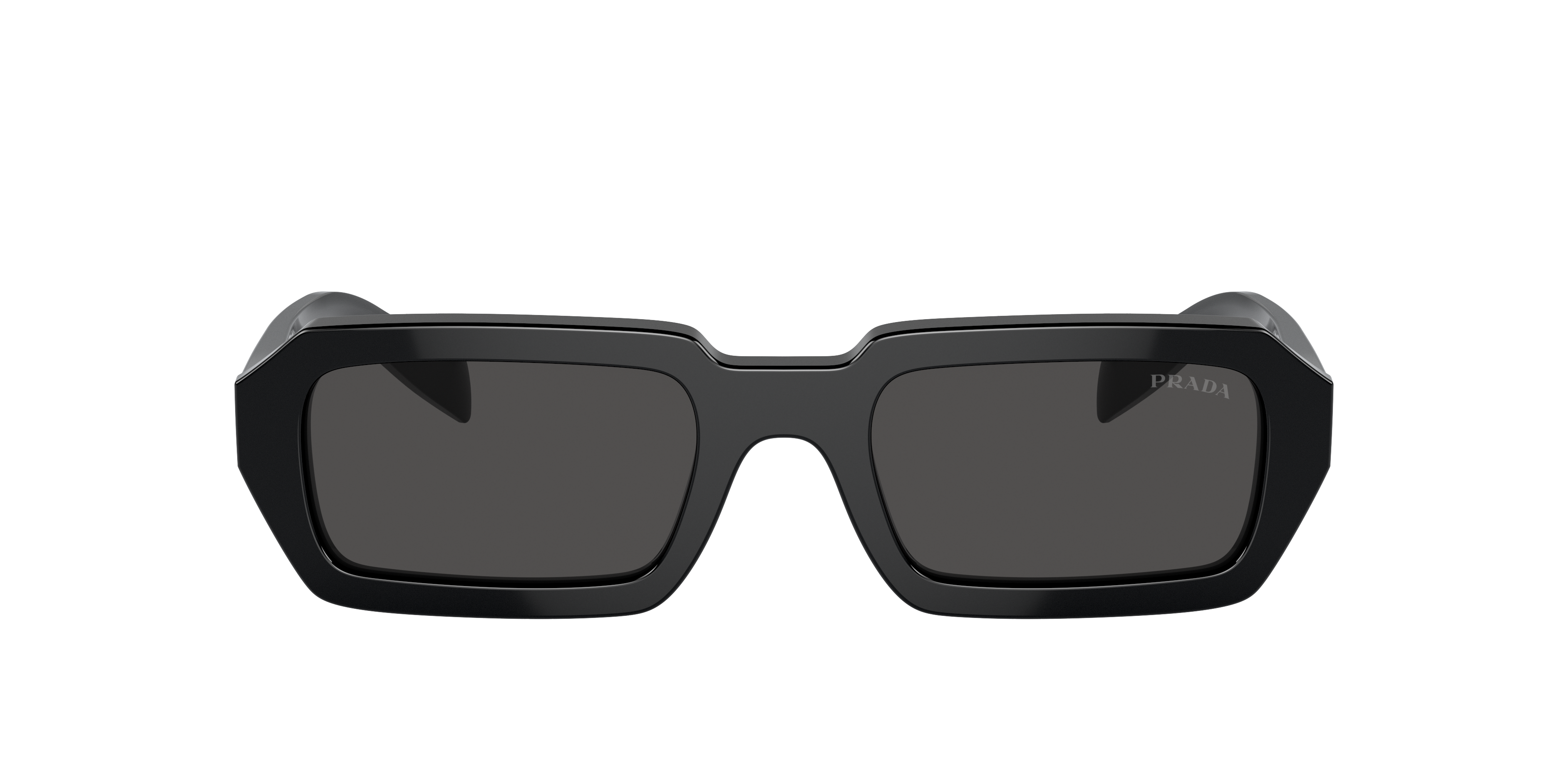 Prada PR A12SF M (54 - 19) with Grey lenses and Black frame