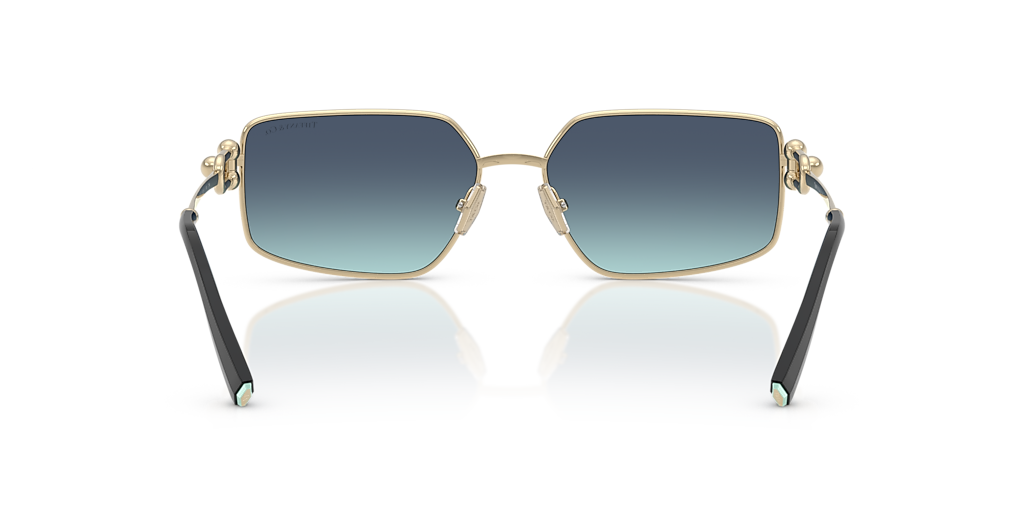 Tiffany & Co. TF3111 XL (58 - 16) with Blue lenses and Gold frame
