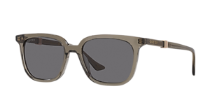 Gucci GG0876S XL (60 - 20) com Lentes Marrom e Armação Tartaruga