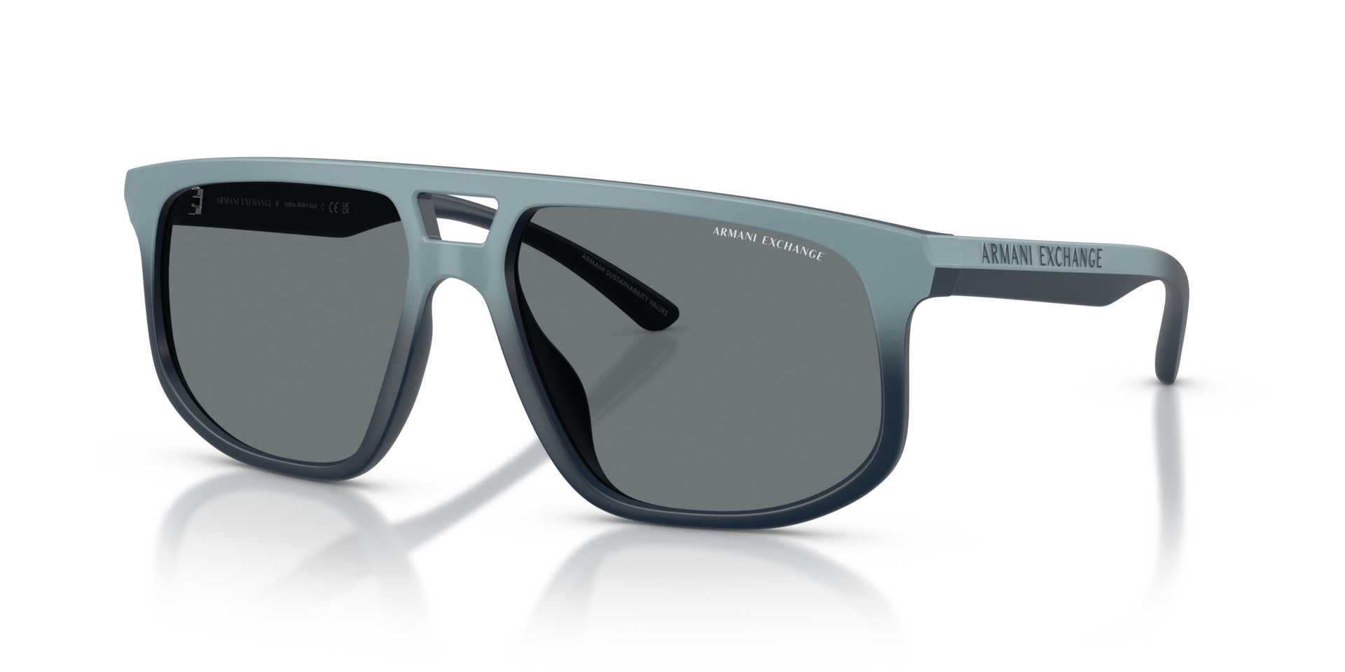 Armani Exchange AX4161SU L (58 - 16) with Blue lenses and Blue