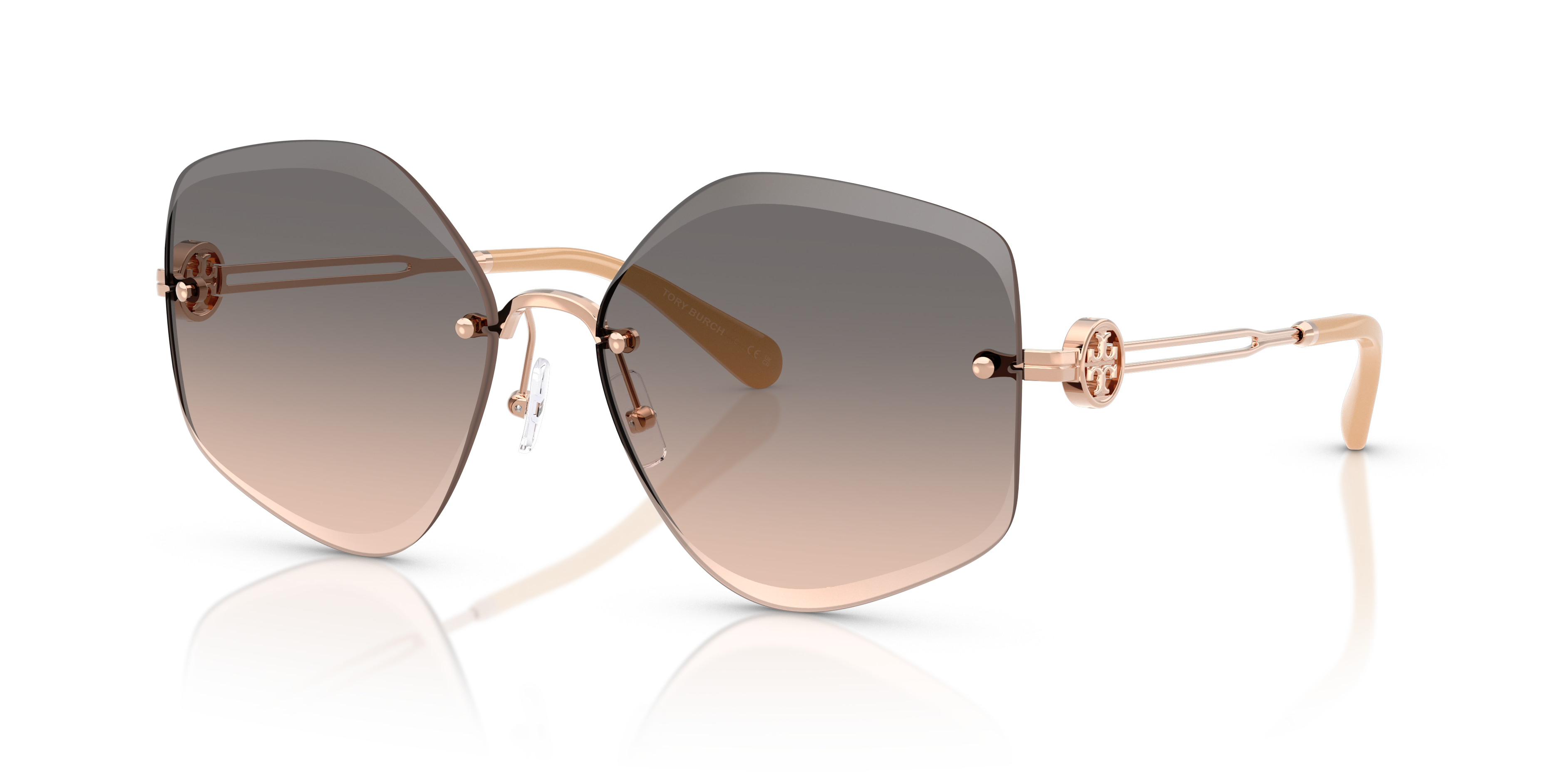 Tory Burch TY6111 L (58 - 16) with Brown lenses and Copper frame