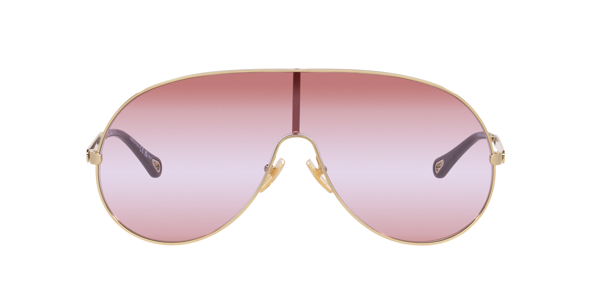Chloé CH0283S XXL (99 - 199) with Red lenses and Gold frame