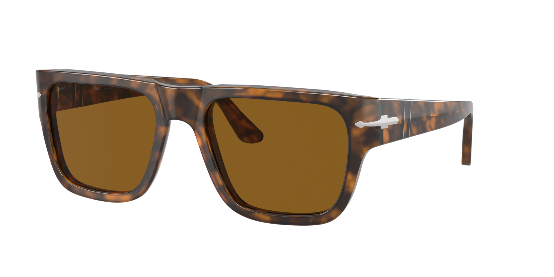 Persol Unisex Sunglass PO3348S -  Frame color: Brown Havana, Lens color: Brown