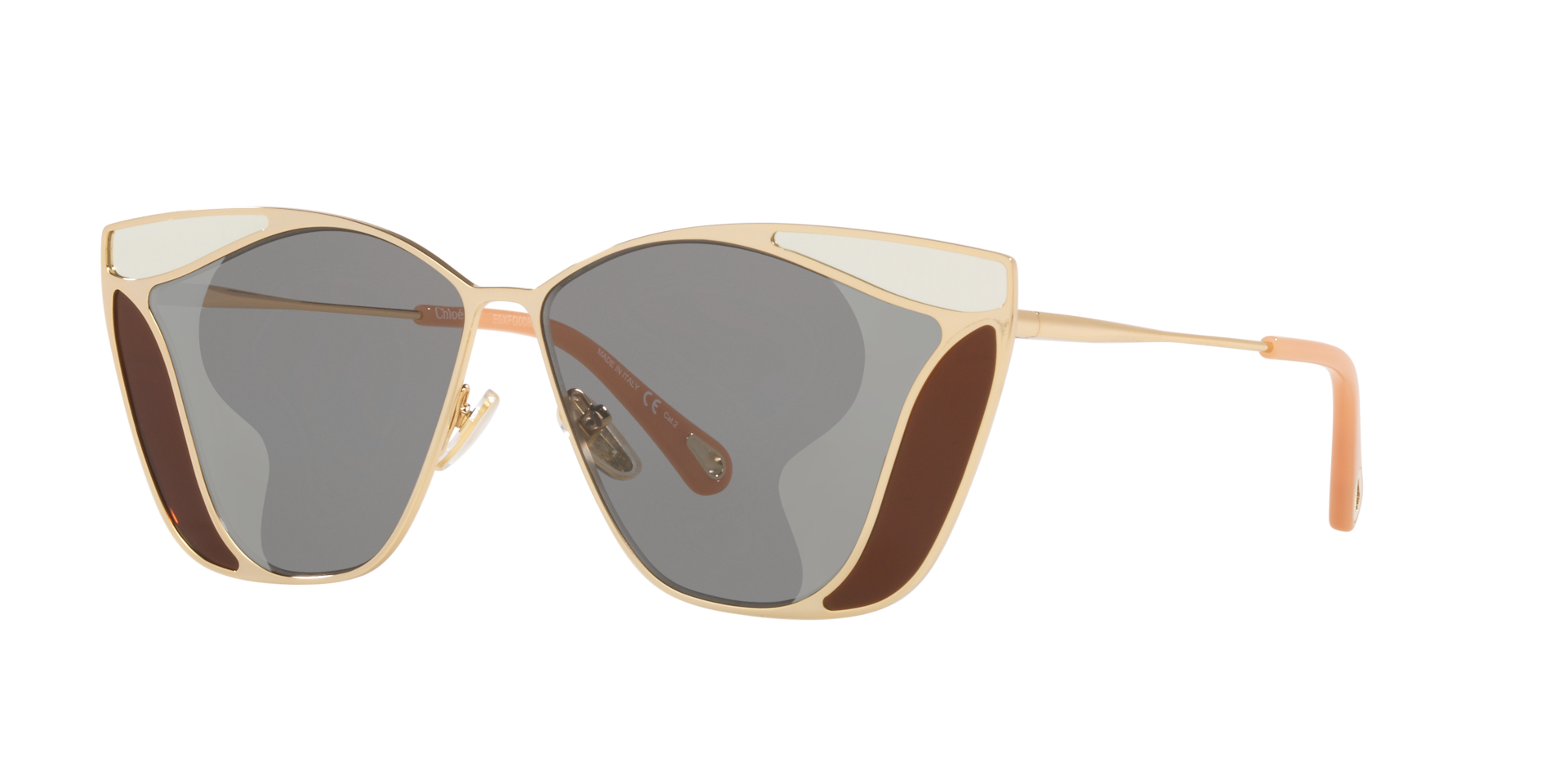 Chlo Femme Sunglass CH0049S-002 - Couleur du Monture Or Gris Couleur de Lentille Gris 240 €