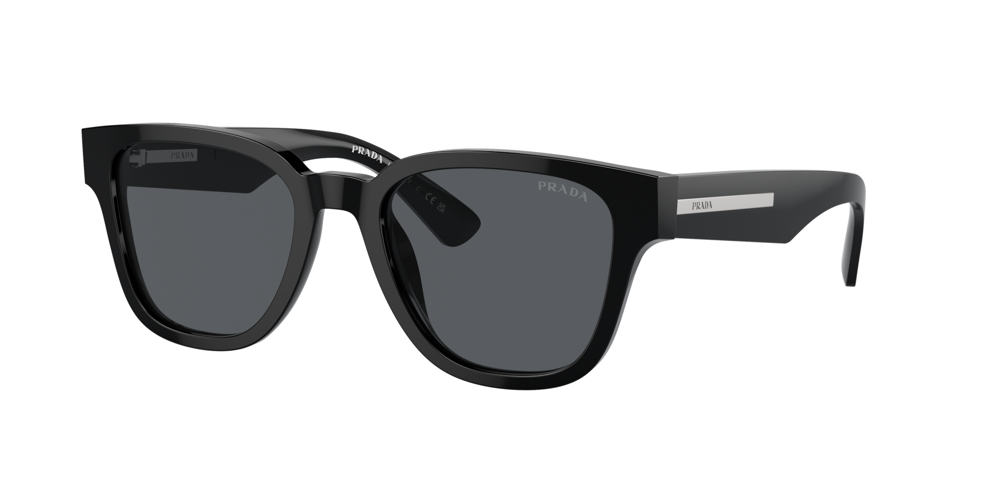 Prada PR A04S M (52 - 20) with Blue lenses and Black frame