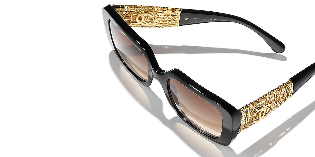 Chanel Square Sunglasses CH5532A L (54 - 19) with Brown lenses and