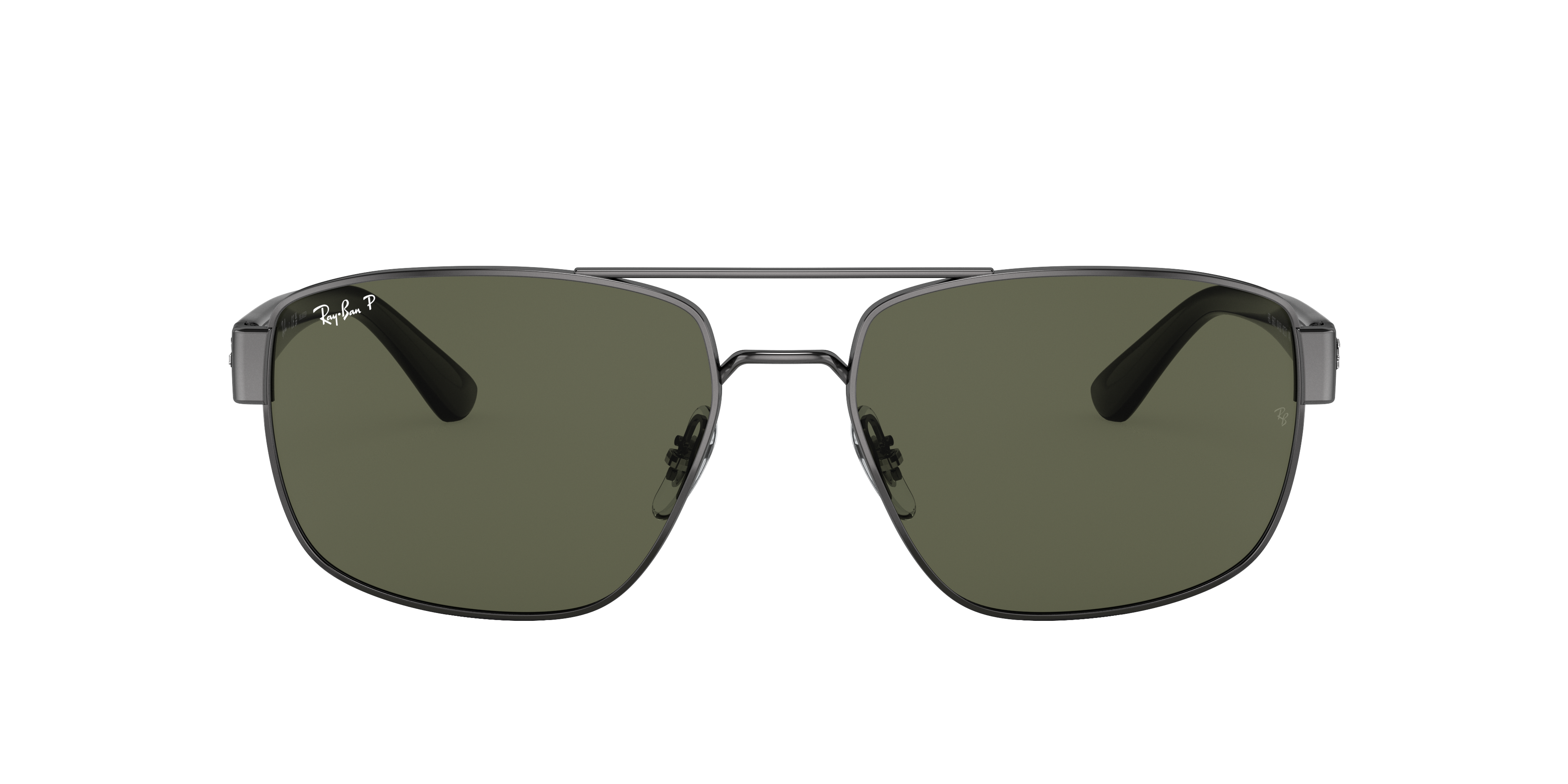 Ray-Ban RB3663 XL (60 - 17) with Green lenses and Grey frame