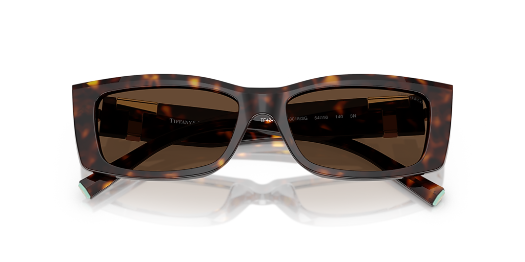 Tiffany & Co. サングラス ブラックTF4240U Tiffany & Co. TF4240U M (54 - 16) with Brown lenses and Tortoise