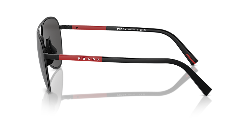 Prada Linea Rossa PS 53ZS XL (59 - 15) with Grey lenses and Black