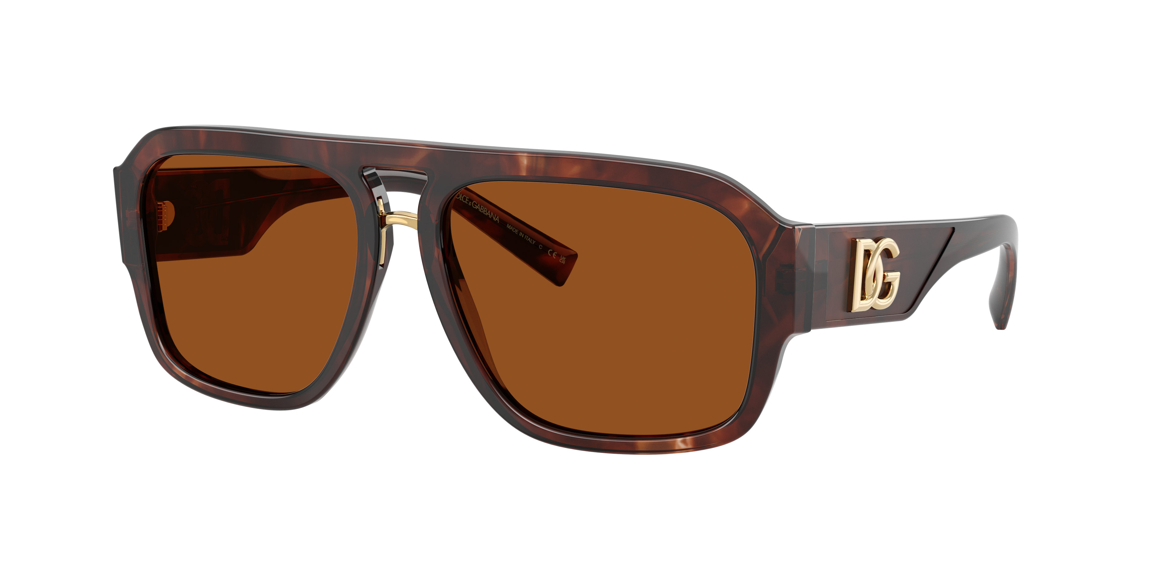 Dolce&Gabbana DG4403 L (58 - 16) with Brown lenses and Red frame