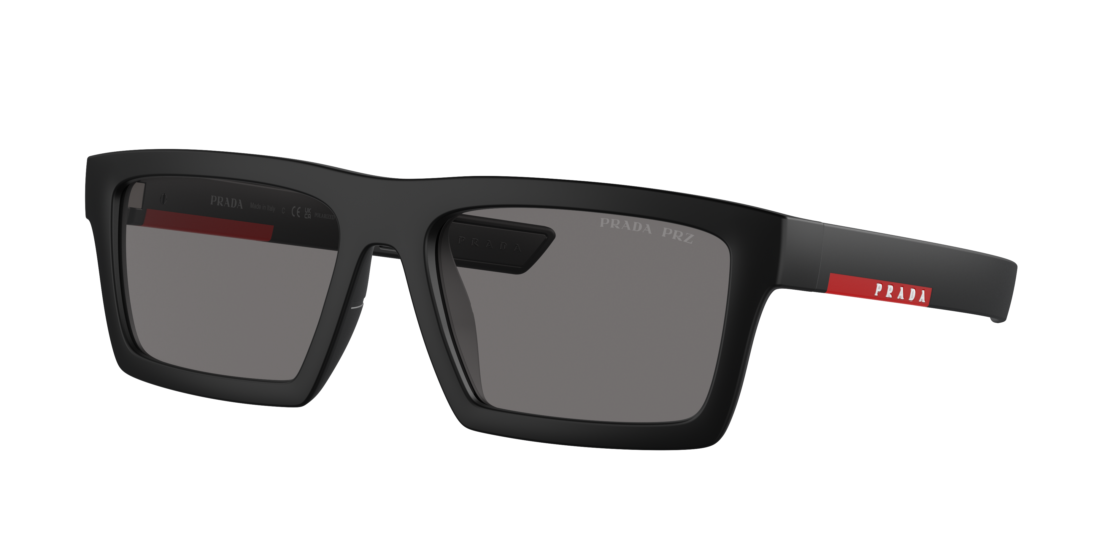 Prada Linea Rossa PS 02ZSU XXL (58 - 18) with Grey lenses and