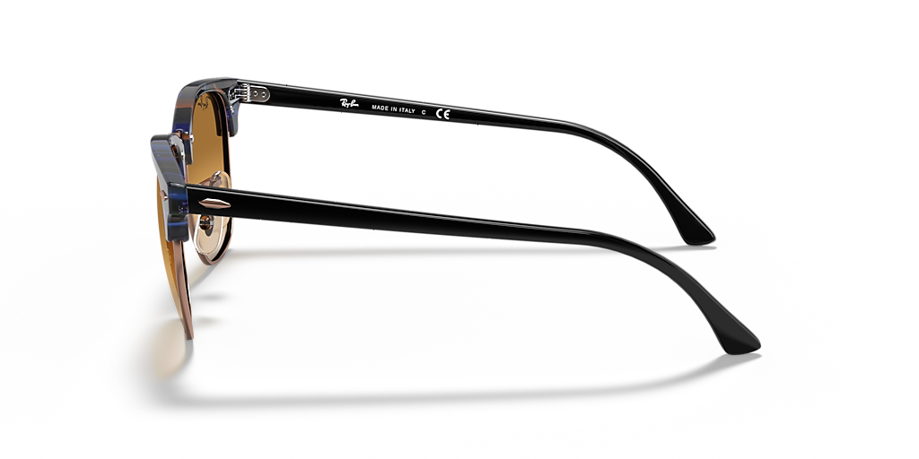Ray-Ban Clubmaster Fleck L (51 - 21) with Brown lenses and Brown
