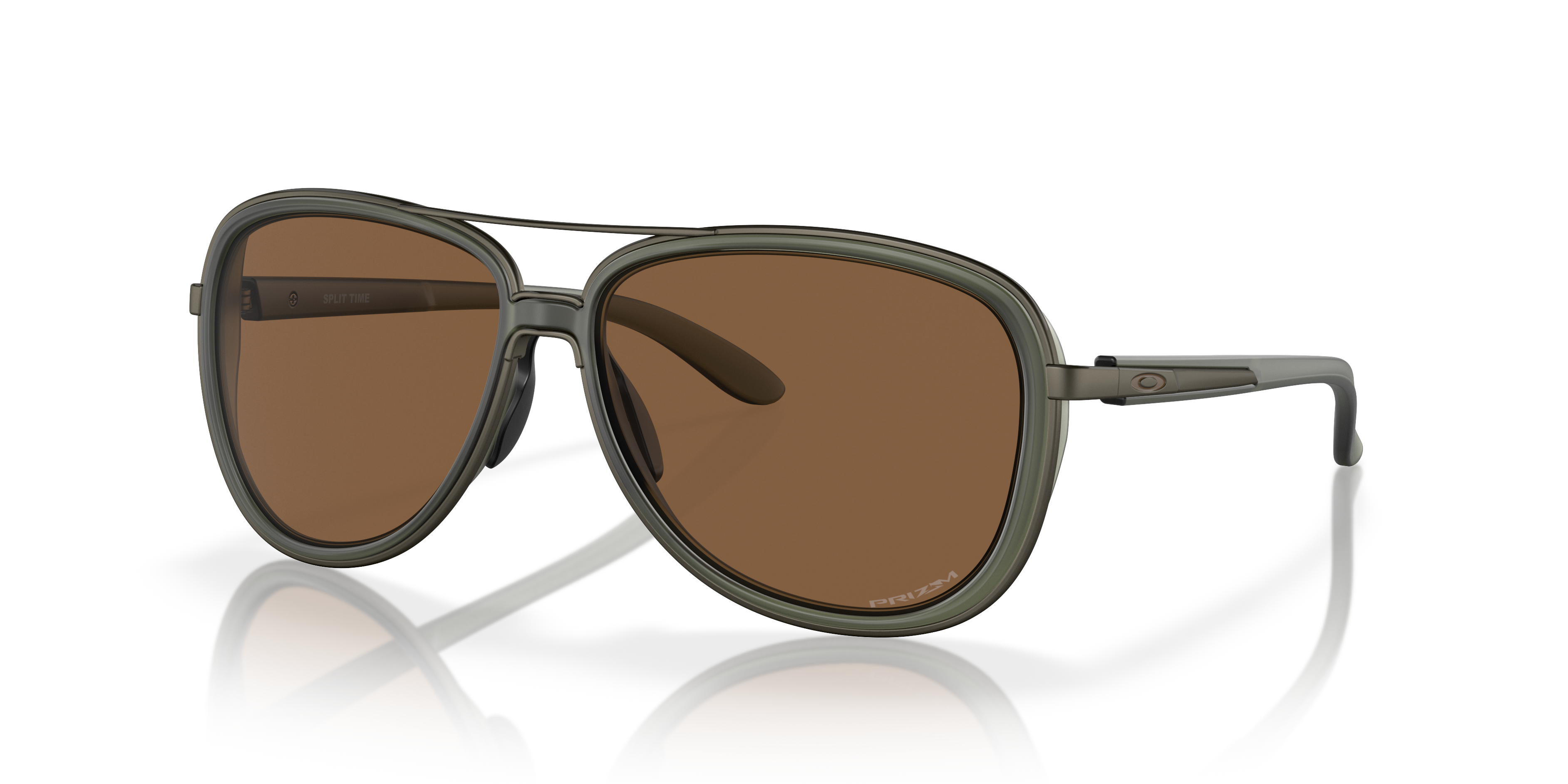 Oakley Split Time L (58 - 13) with Brown lenses and Green frame