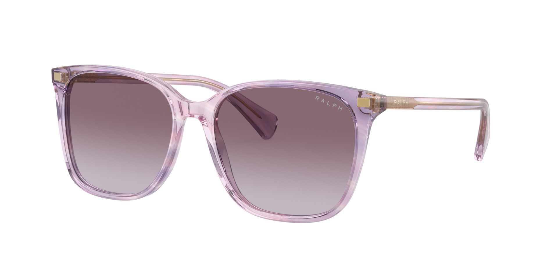 Ralph Femme Sunglass VVCV - Couleur du Monture Pourpre ray brillant Couleur de Lentille Violet dgrad 49 €