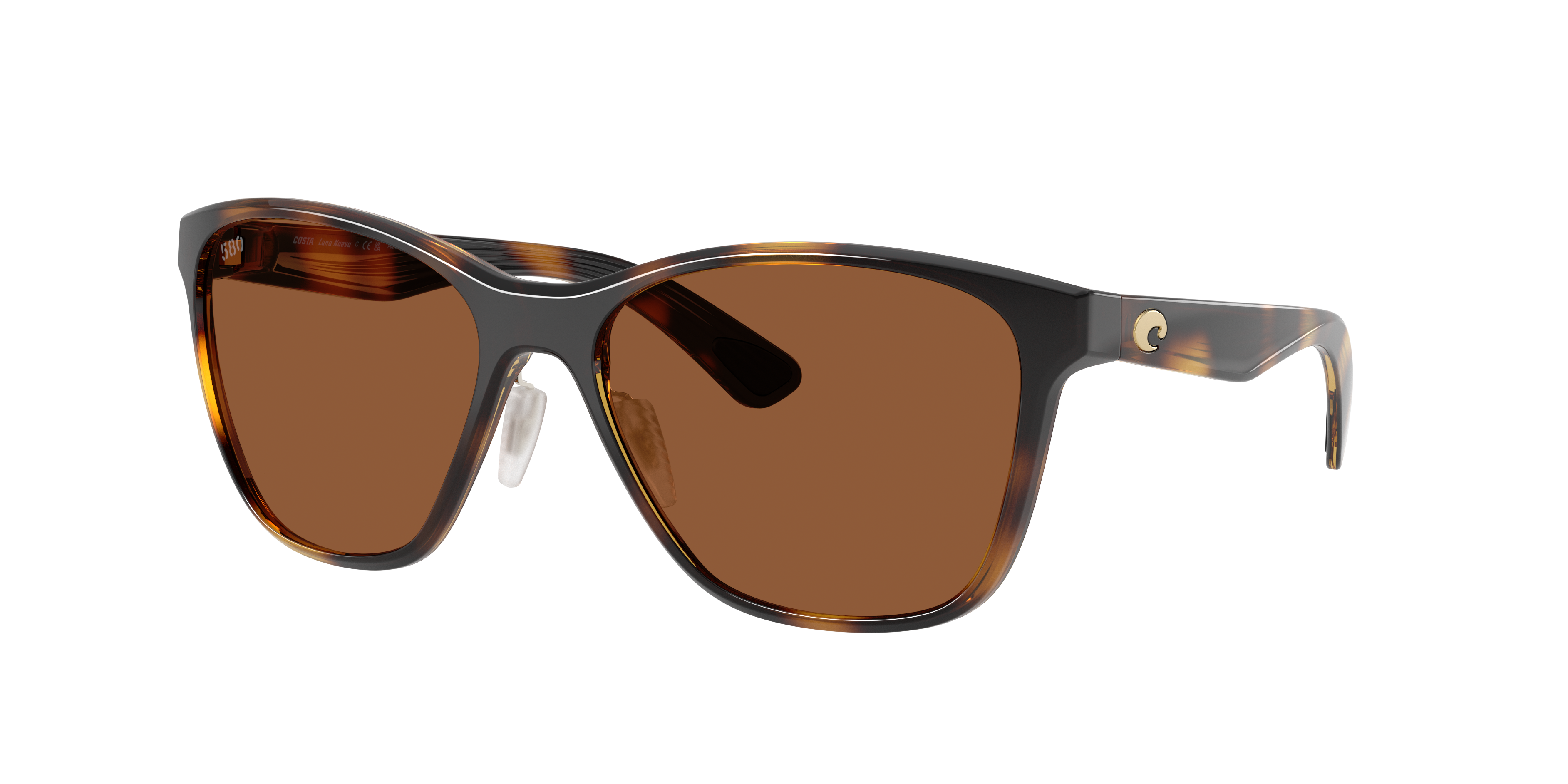 Costa Woman Sunglass Luna Nueva -  Frame color: Tortoise, Lens color: Copper