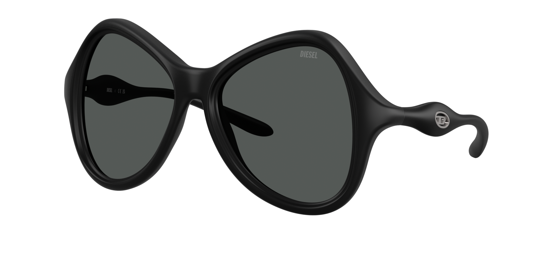 Diesel , Sunglasses, Unisex, Black, 53 Mm, Stylish Sunglasses Dl3010u 200287 - Image 3