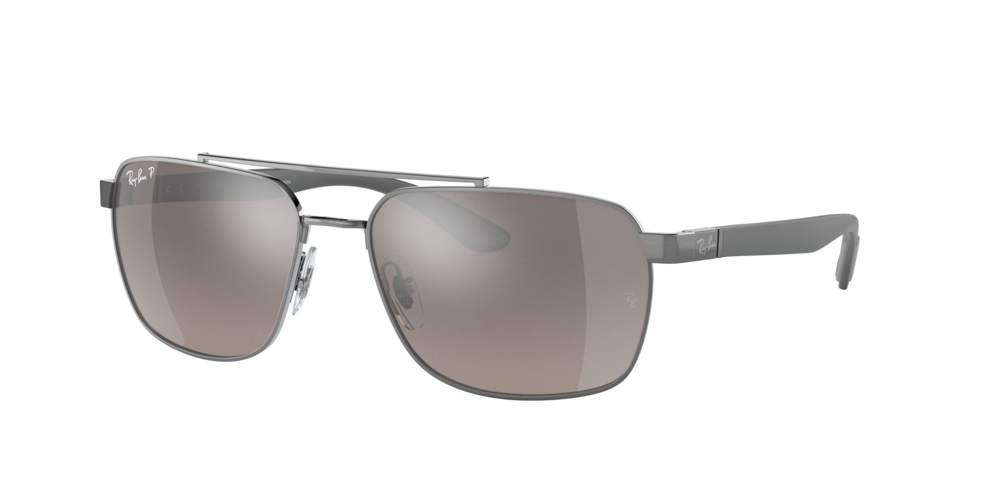 プラスレイ Ray-Ban RB3701 Polarized+ Lenses XXL (59 - 17) with Grey lenses