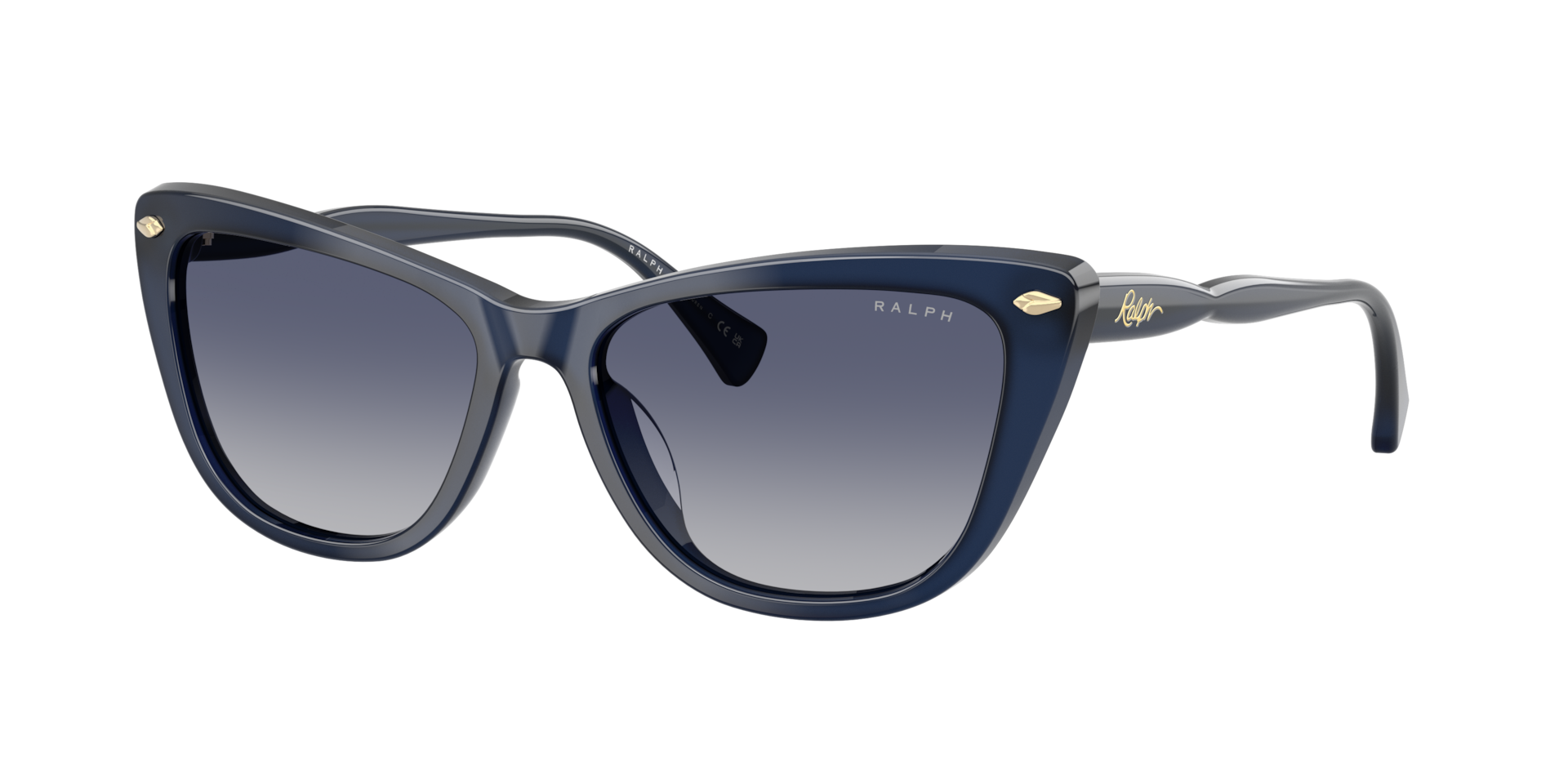 Ralph By Ralph Lauren , Dark Blue Sunglasses Azure Gradient Blue lenses, RA5346U 60594L, Mojo Glasses - Image 3