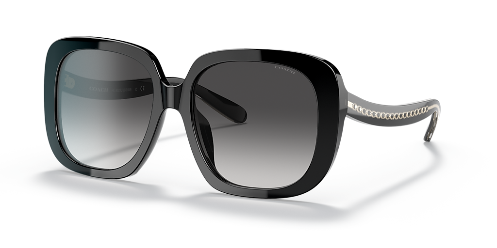 Coach C6185 L (56 - 17) with Grey lenses and Black frame