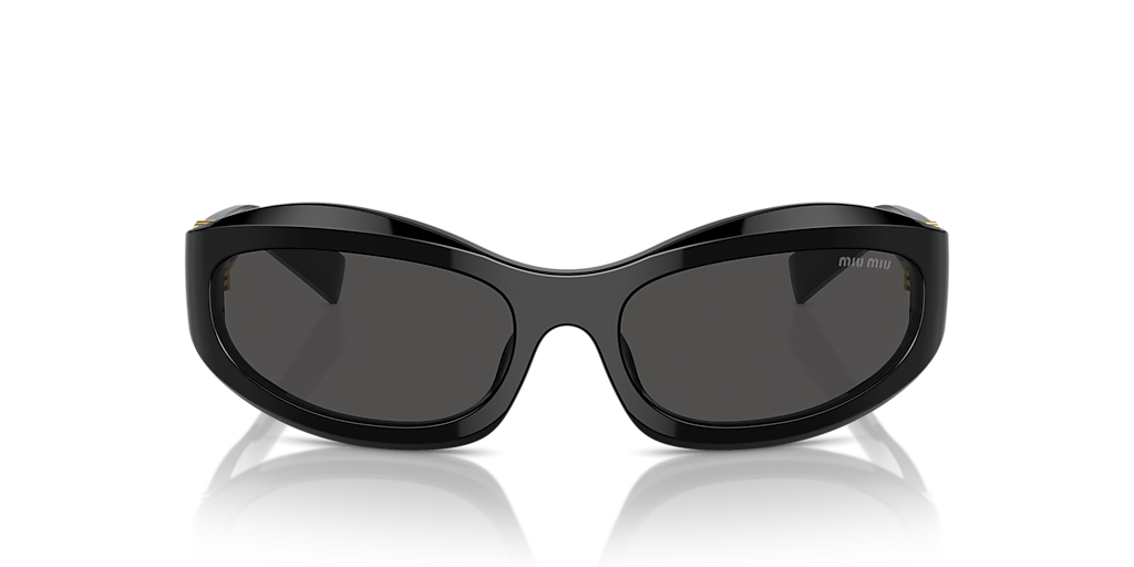 Miu Miu MU 14ZS S (59 - 17) with Grey lenses and Black frame