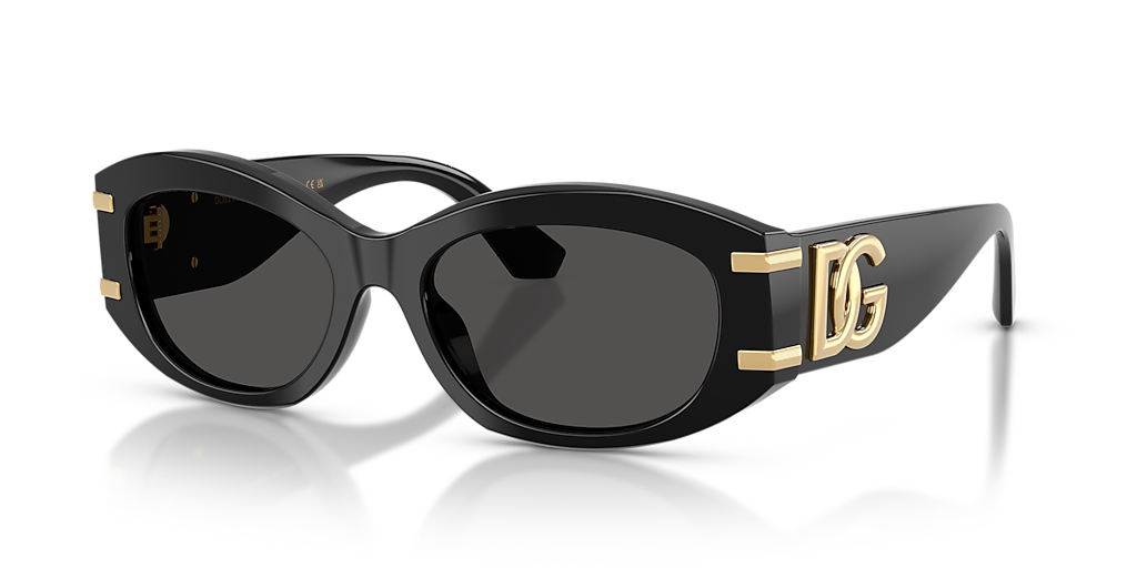 Dolce&Gabbana DG4502 L (55 - 18) with Grey lenses and Black frame