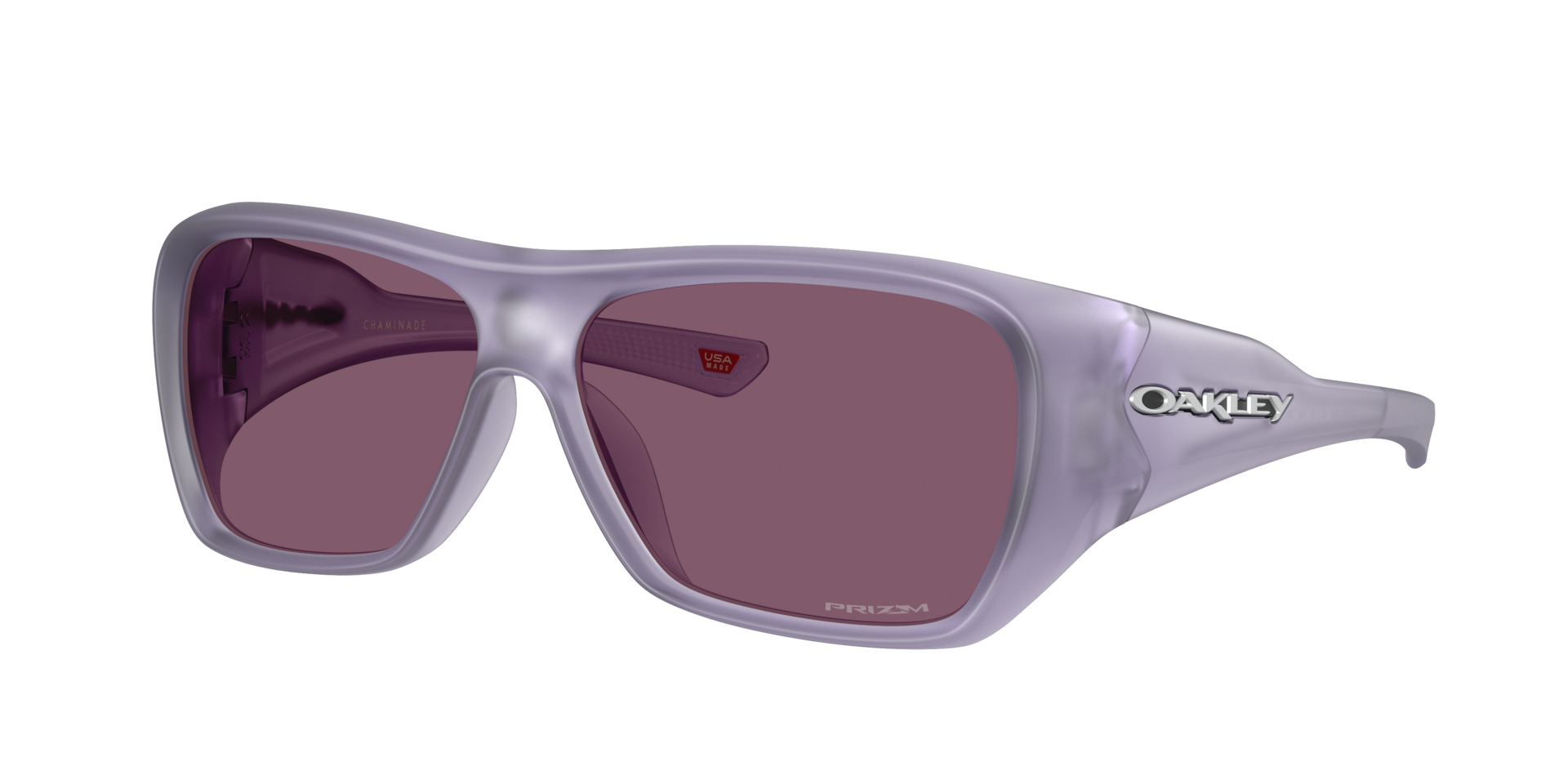 Oakley Unisex Sunglass Chaminade - Couleur du Monture Matte Transparent Lilac Couleur de Lentille Prizm Indigo 113 €