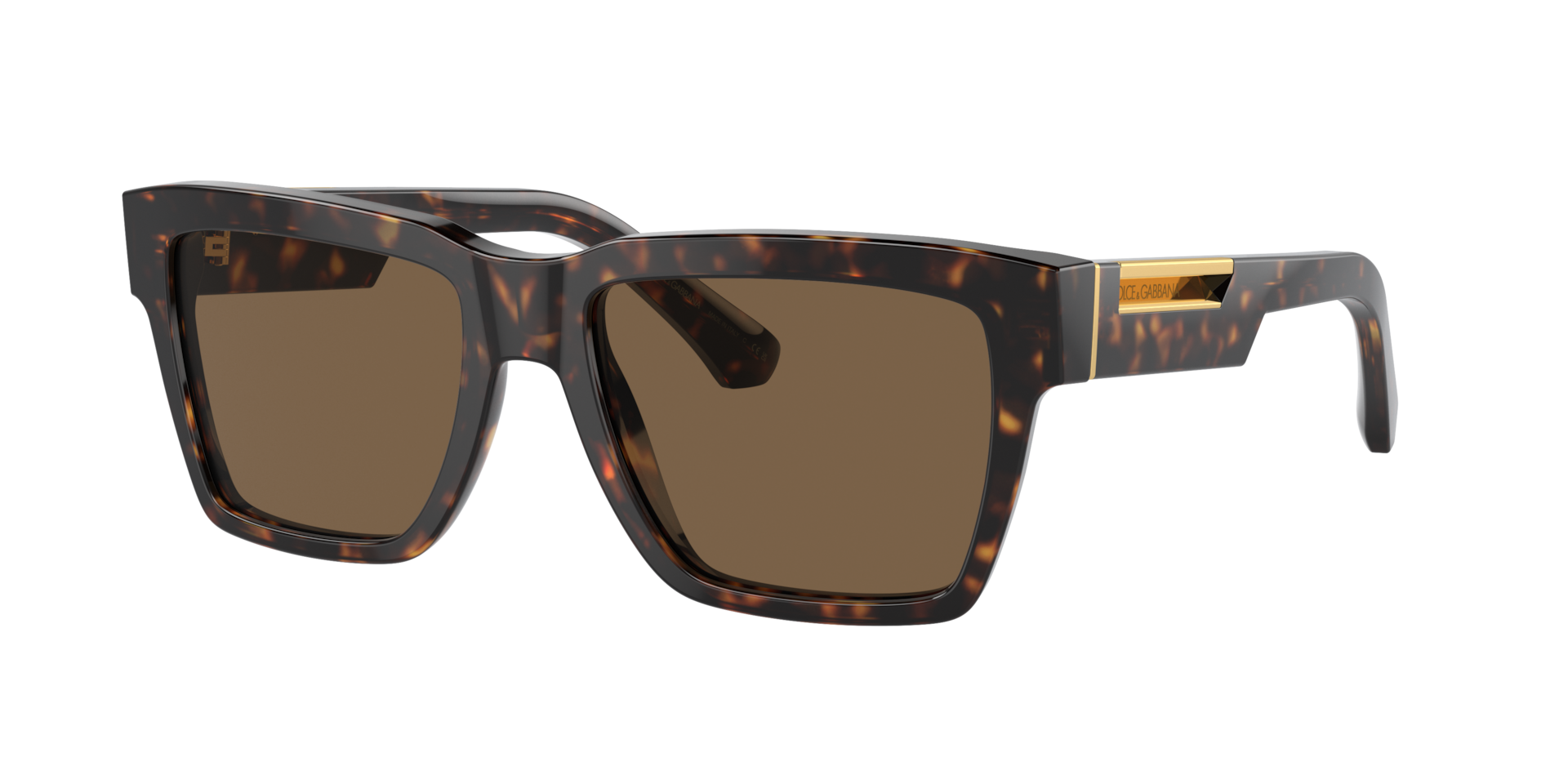 Dolce&Gabbana Man Sunglass DG4465 -  Frame color: Havana, Lens color: Dark Brown