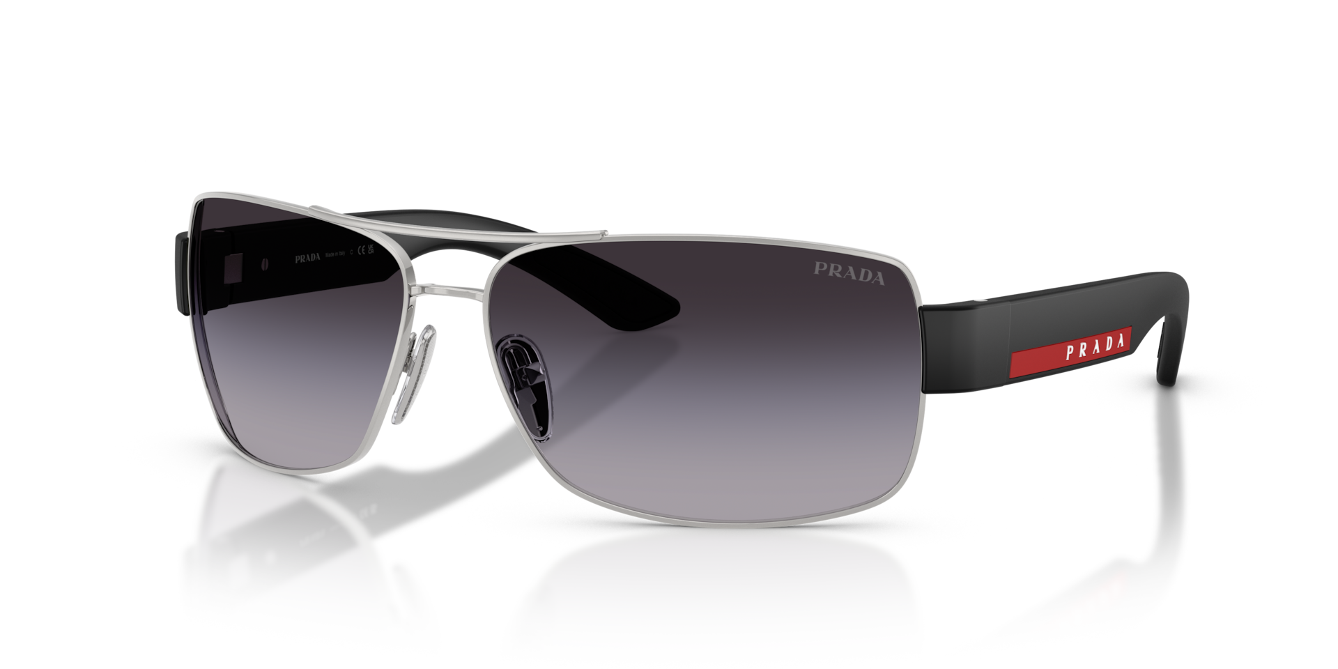 Prada Linea Rossa PS B52S XXL (65 - 14) with Grey lenses and