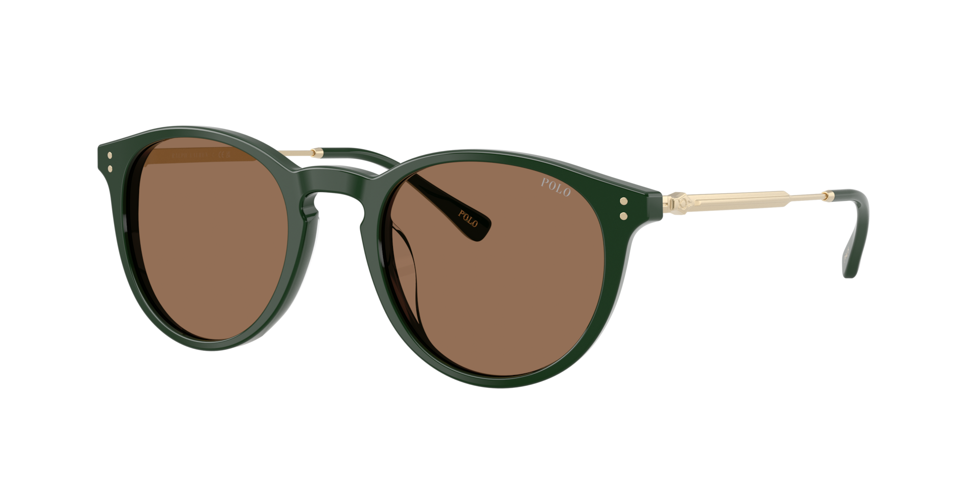 Polo Ralph Lauren Man Sunglass PH4239U -  Frame color: Solid Green, Lens color: Dark Brown