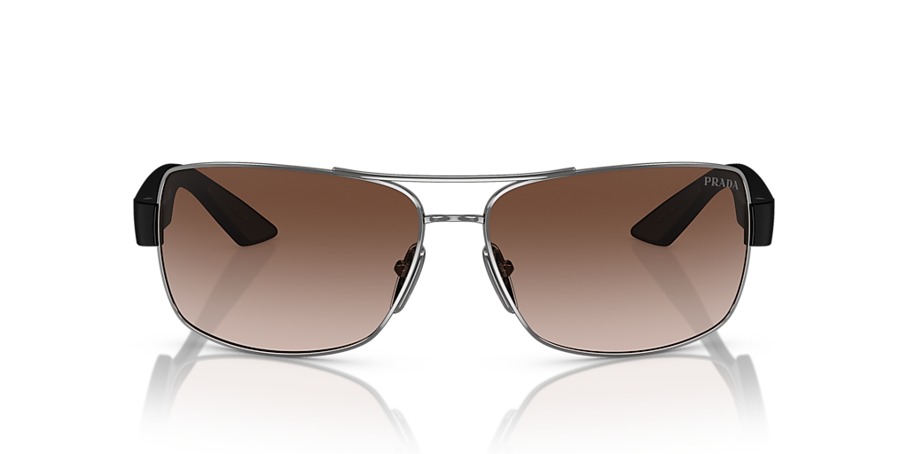 Prada Linea Rossa PS 50ZS XXL (65 - 14) with Brown lenses and Grey