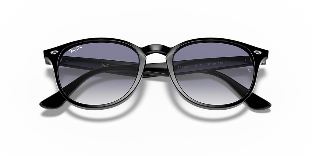 Ray-Ban RB4259 L (53 - 20) with Blue lenses and Black frame