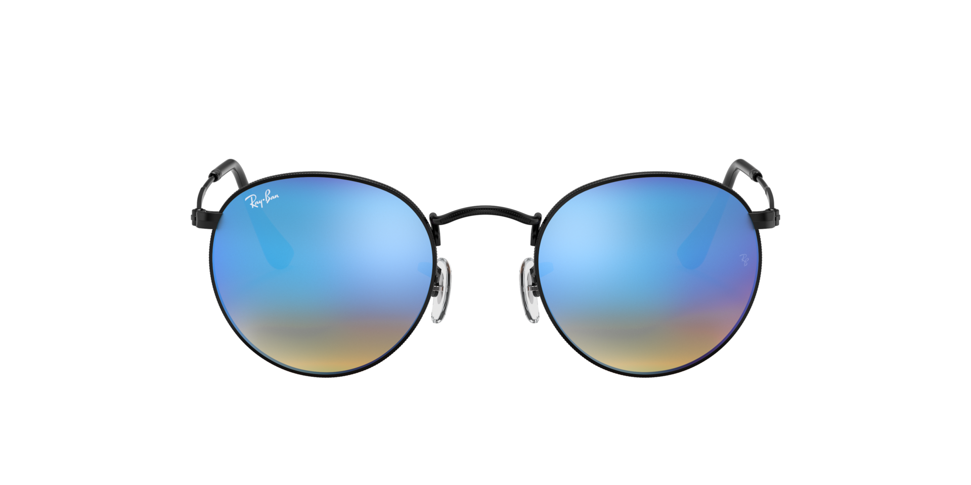Ray-Ban Round Flash Lenses Gradient S (50 - 21) with Blue 