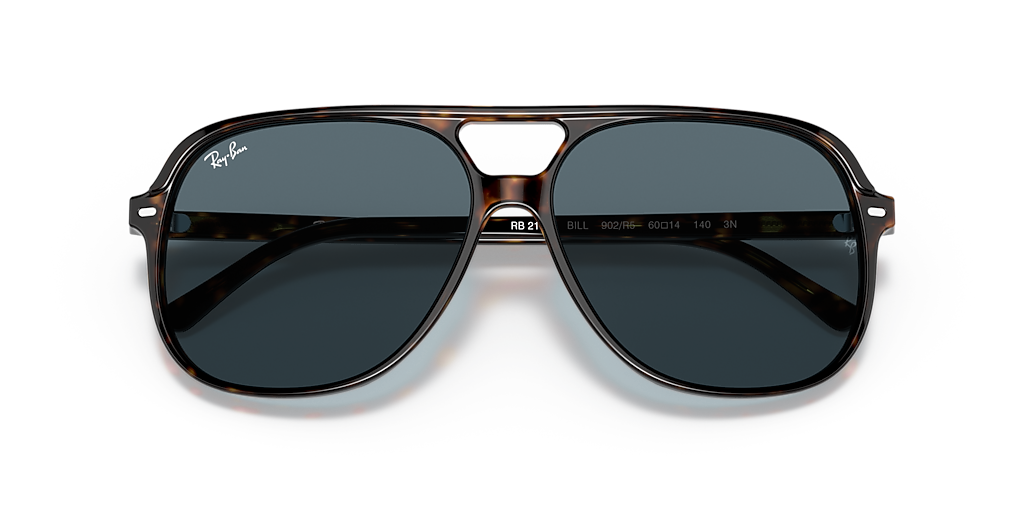 Ray-Ban Bill M (60 - 14) with Blue lenses and Tortoise frame