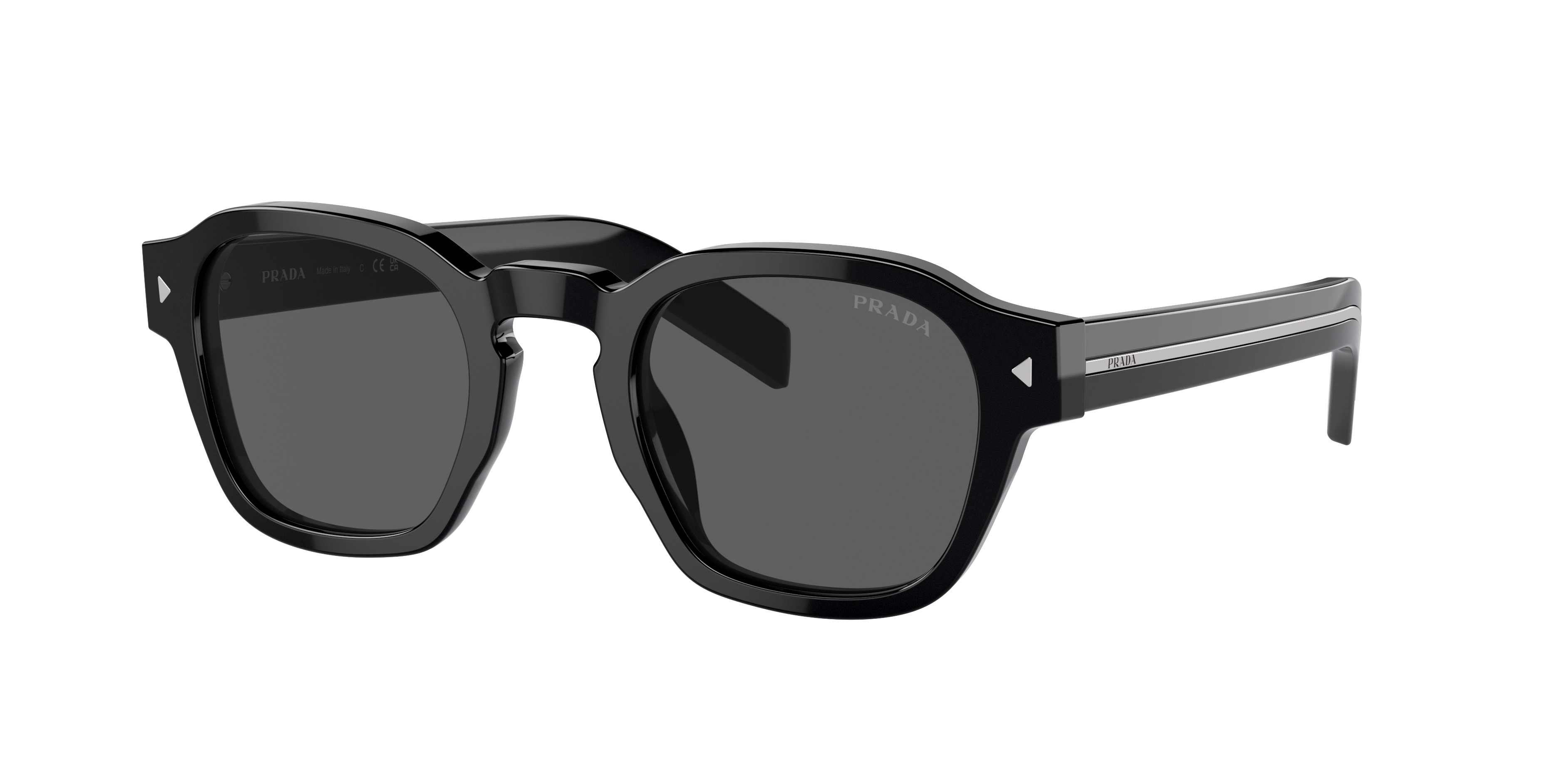 Prada PR A16S L (52 - 24) with Grey lenses and Black frame
