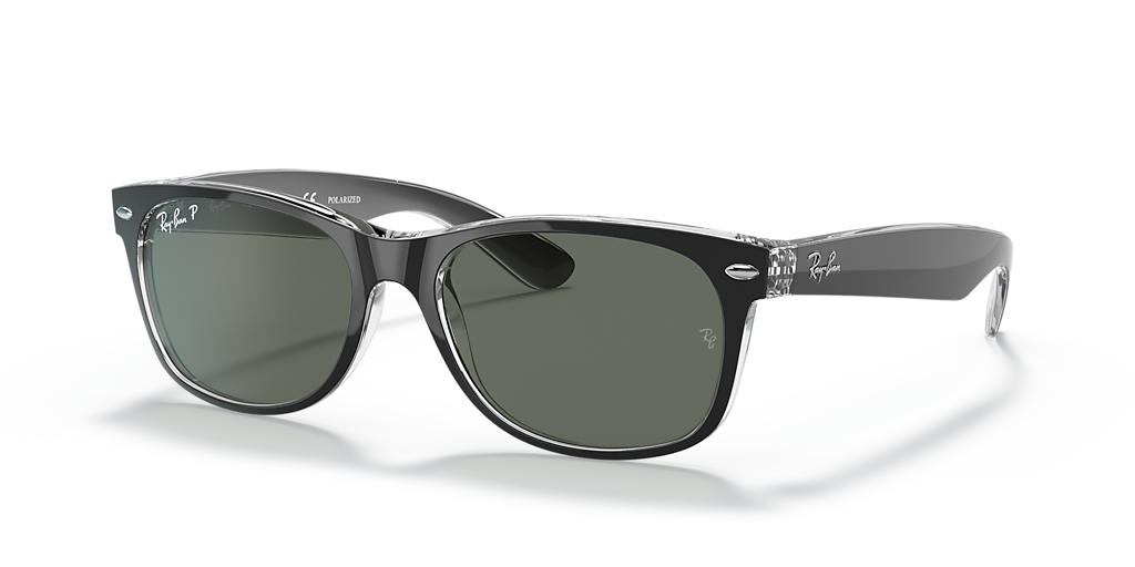 Ray-Ban New Wayfarer Classic M (55 - 18) with Green lenses and