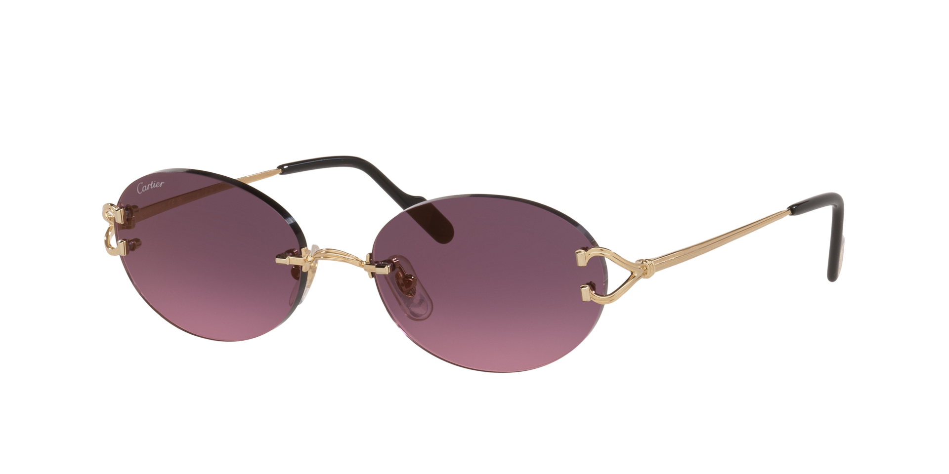 Cartier Unisex Sunglass CT0551S - Couleur du Monture: Or brillant, Couleur de Lentille: Gris